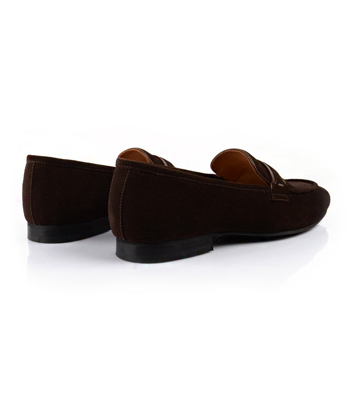 Pelle Santino - Best summer loafers India - Luca Loafers - Brown Suede