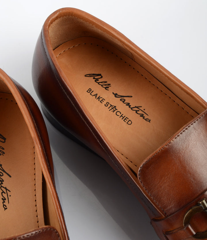 Pelle Santino - Best Loafers India - Leather Bit Loafers - Cognac