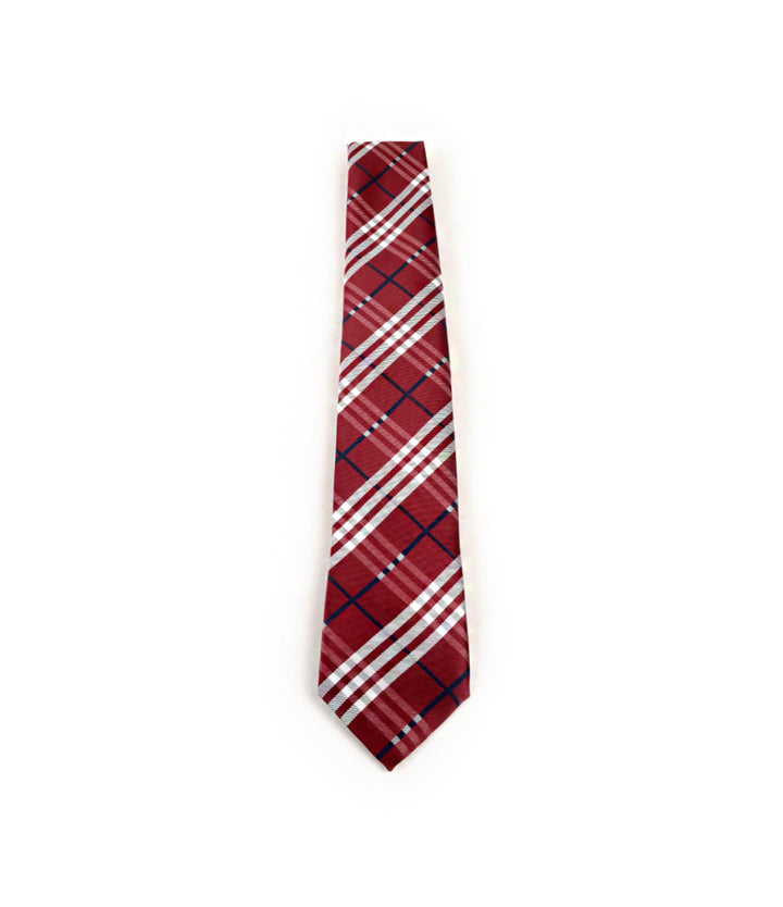 Royal Chequered Maroon Neck Tie