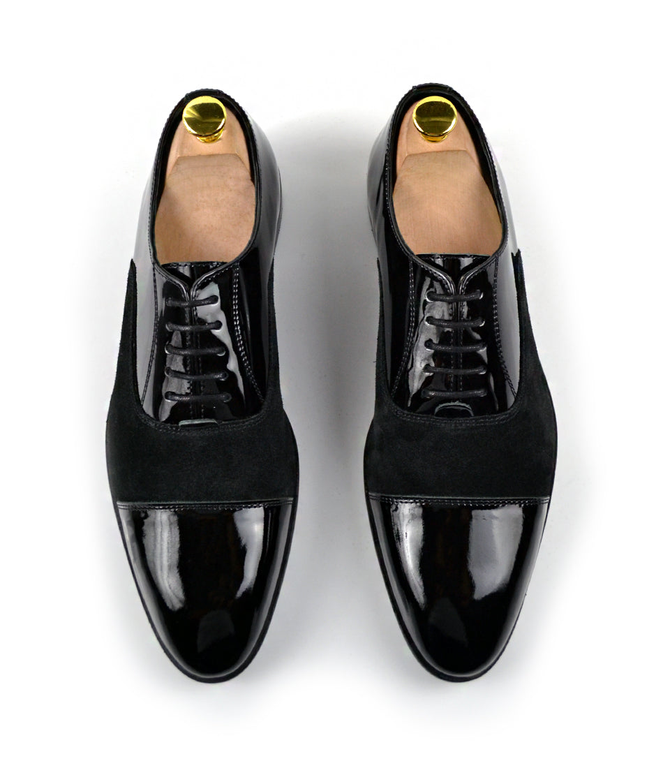 Black Patent Combination Oxfords - Main Image