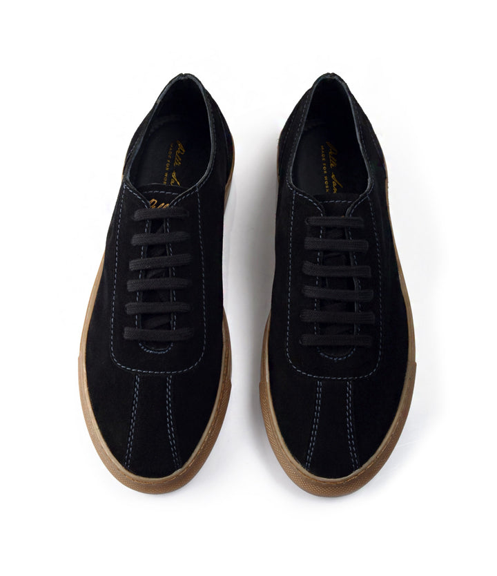 Unlined Sneakers Navy Suede