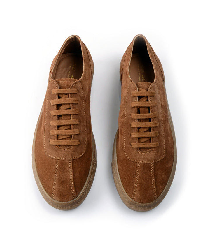 Unlined Sneakers Beige Suede