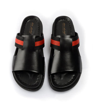 Bologna Leather Slippers - Black