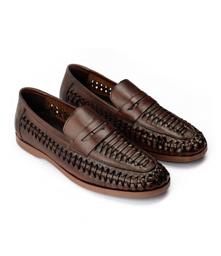 Pelle Santino - FlexWeave Loafers - Brown