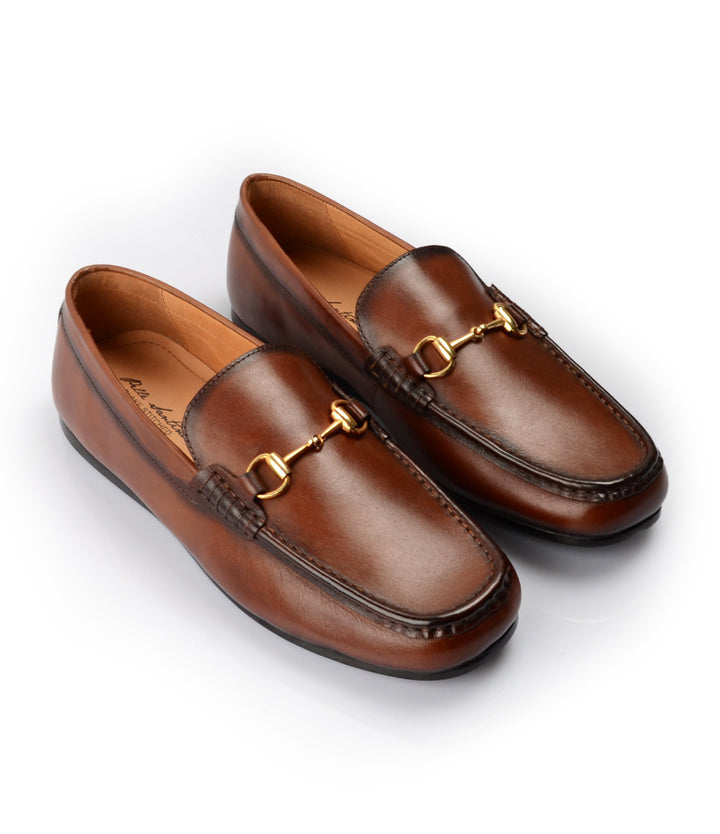 Pelle Santino - Horsebit Loafers - Cognac