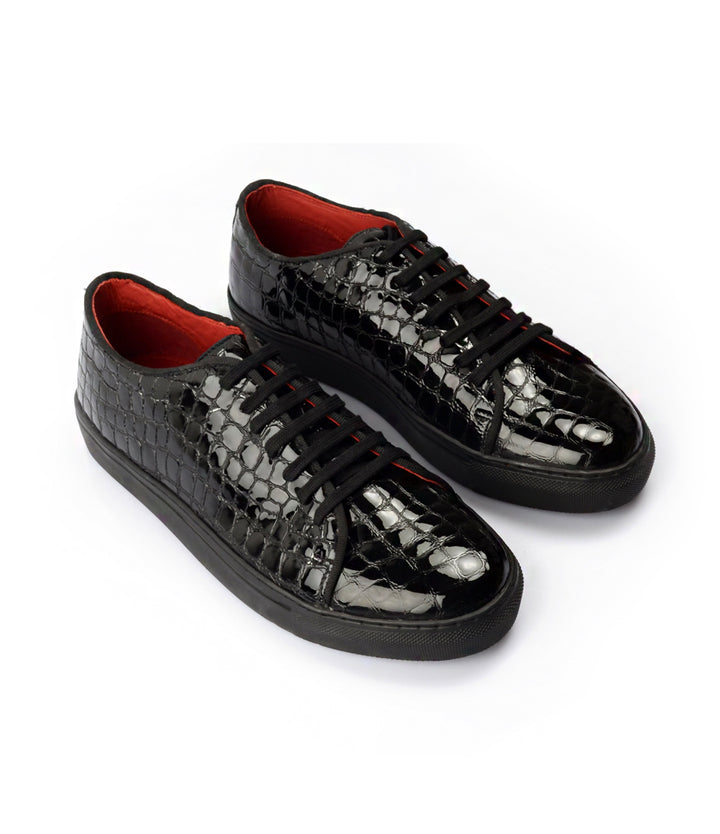 Pelle Santino - Patent Leather Low-top Sneakers