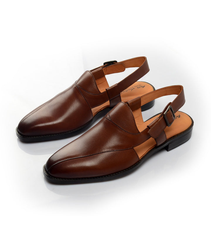 The Leather Peshawari — by Pelle Santino - best Peshawari Sandal in India 