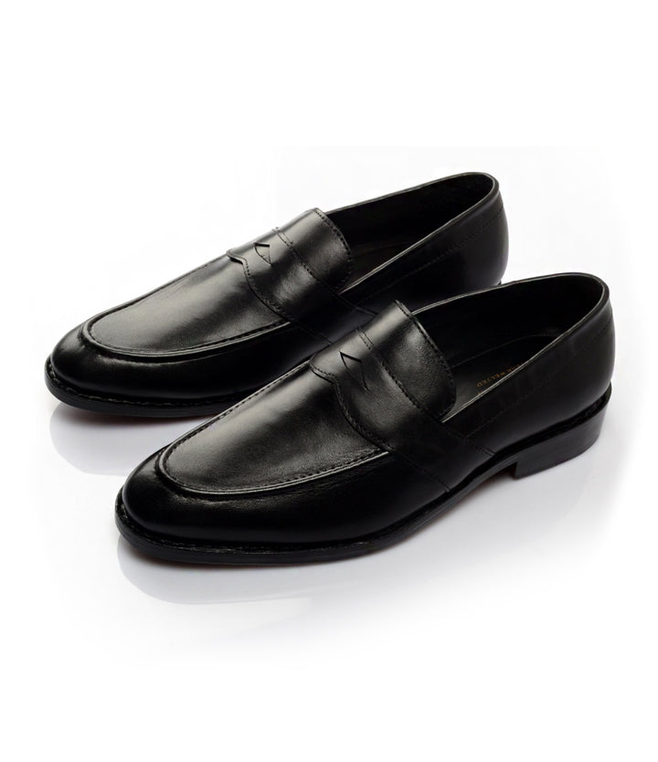 Pelle Santino - Goodyear Welted Penny Loafers - Black