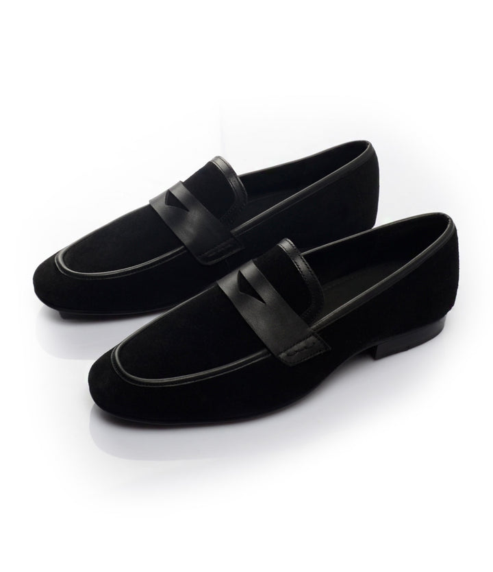 Pelle Santino - Suede Combination Loafers - Ultra-Flex - best wedding shoes India 