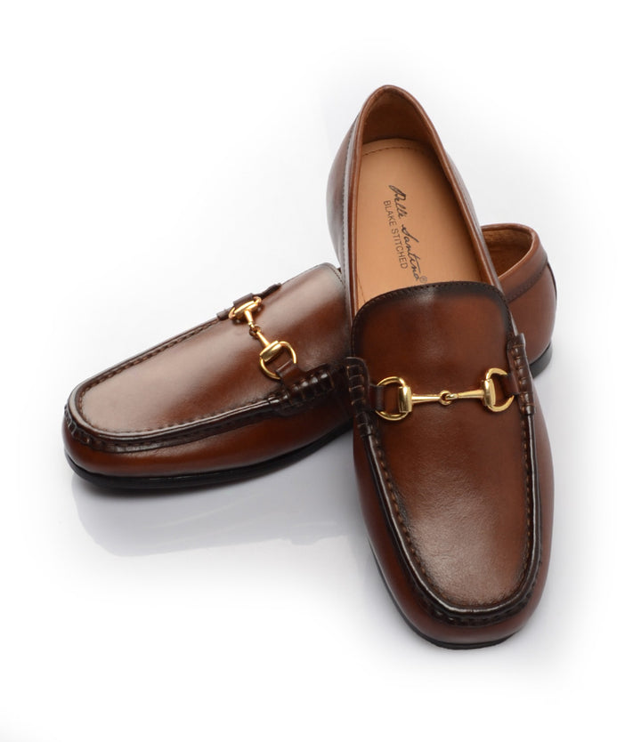 Pelle Santino - Horsebit Loafers - Cognac
