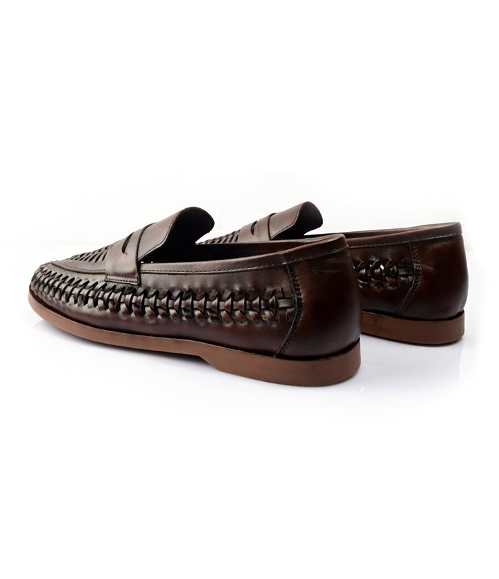 Pelle Santino - FlexWeave Loafers - Brown