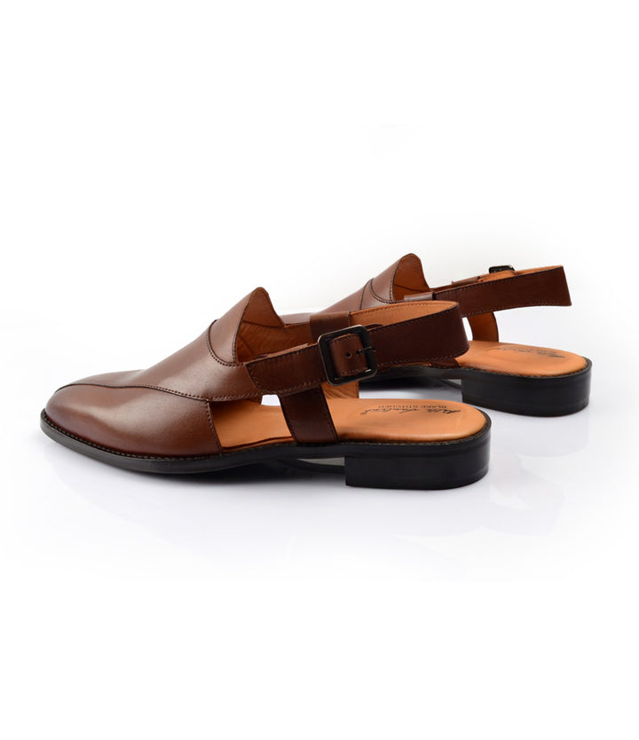 The Leather Peshawari — by Pelle Santino - best Peshawari Sandal in India 