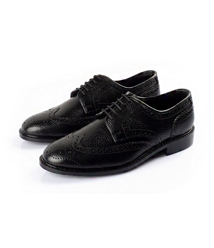 Full Brogue Derby Black (Wide) Best shoes for wide broad feet
