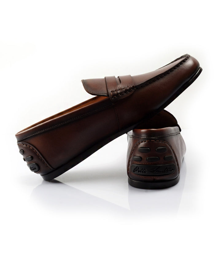 Pelle Santino - Penny Driving Loafer - Cognac