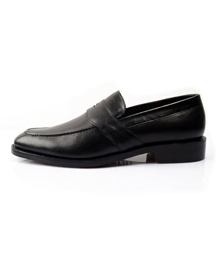 Pelle Santino - Goodyear Welted Penny Loafers - Black