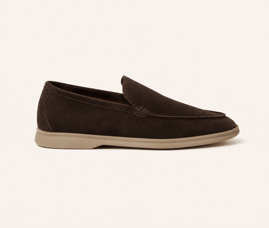 Pelle Santino - The Amalfi Loafers - Espresso Brown suede - yacht loafers - best suede loafers India
