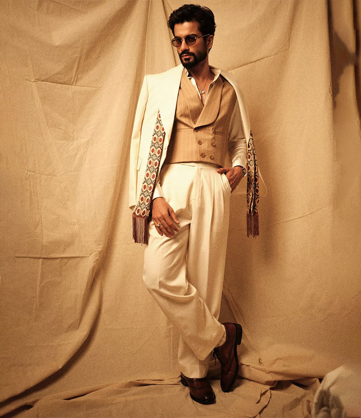 
Sunny Kaushal in Goodyear Welted Full Brogue Oxfords by Pelle Santino The Dapper Man