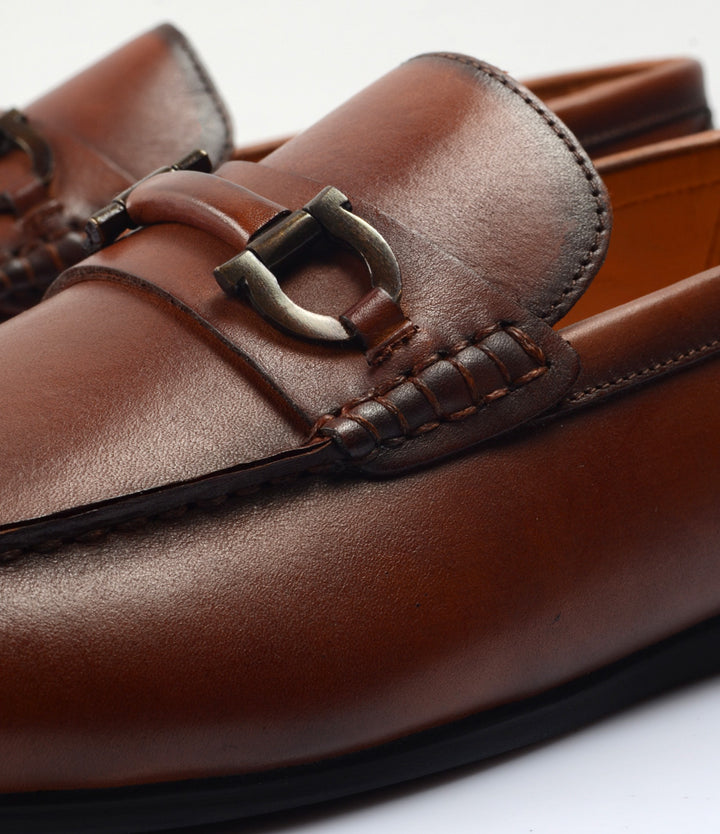 Pelle Santino - Bit Driving Loafer - Cognac - best driving shoes in india 