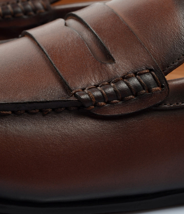 Pelle Santino - Penny Driving Loafer - Cognac