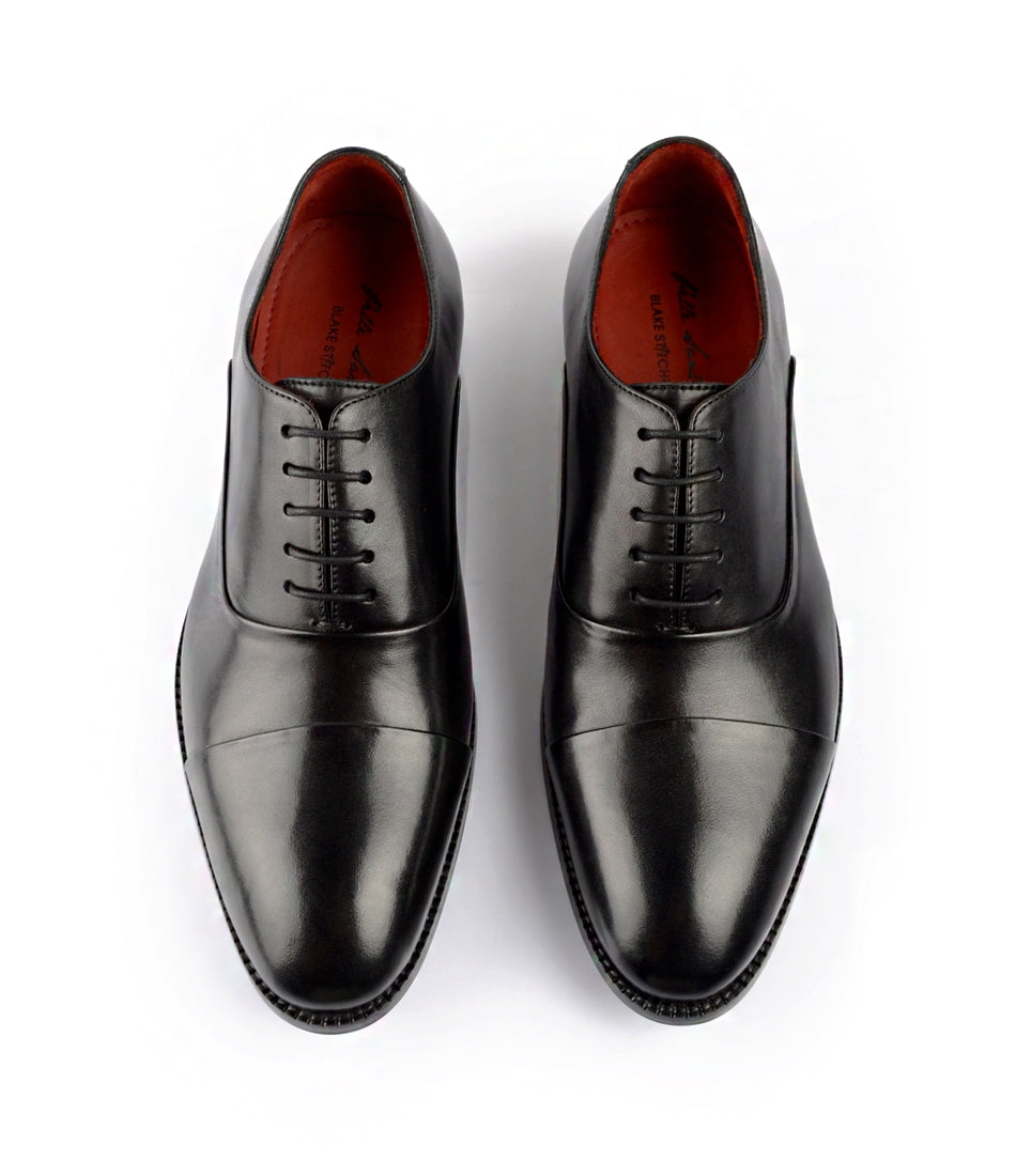 Classic Cap Toe Oxfords - Black - Best hand-made leather oxfords in ...