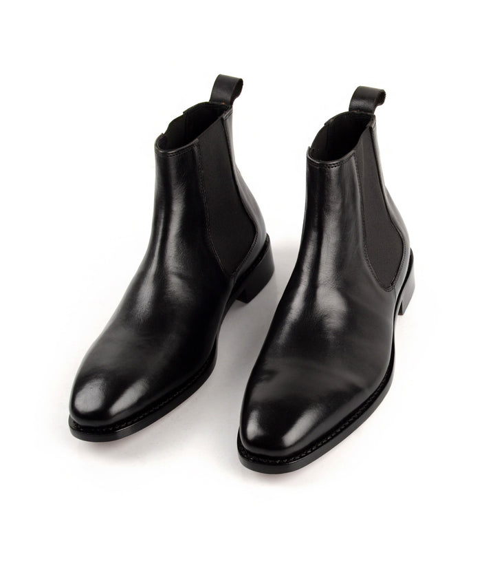 Pelle Santino - Goodyear Welted Chelsea Boot Black | Handmade Leather ...