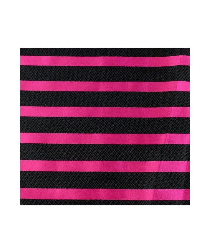 the dapper man- Black & Pink Stripe Pocket Square