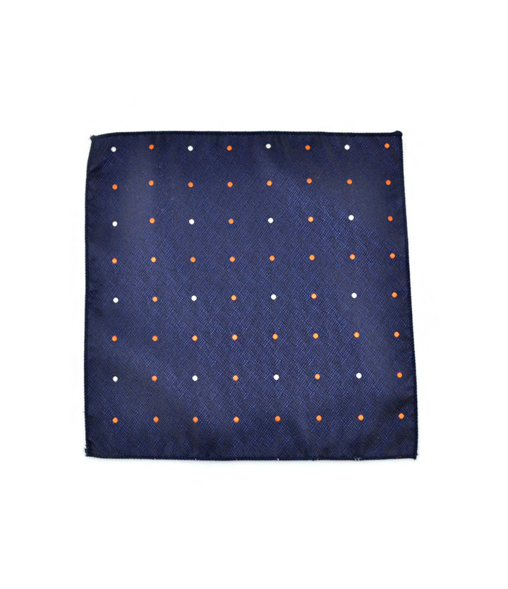 the dapper man - Midnight Blue Dotted Pocket Square