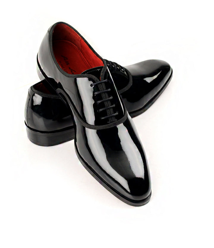 Pelle Santino - Tux Patent Oxfords - Blake Stitched Best formal shoes India