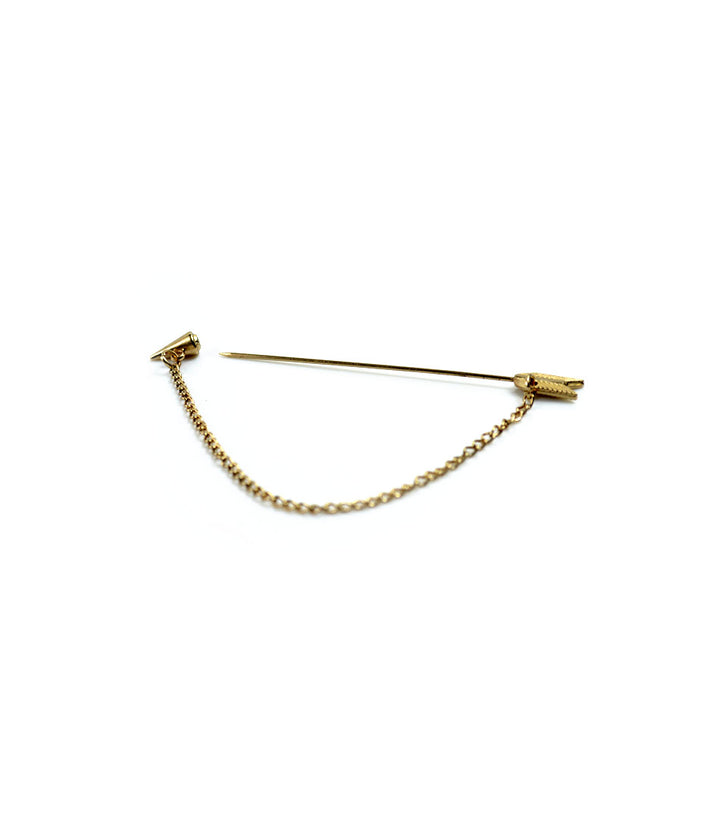 the dapper man  - Golden Arrow Lapel Pin