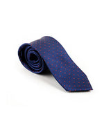 Blue & Red Checkmate Neck Tie