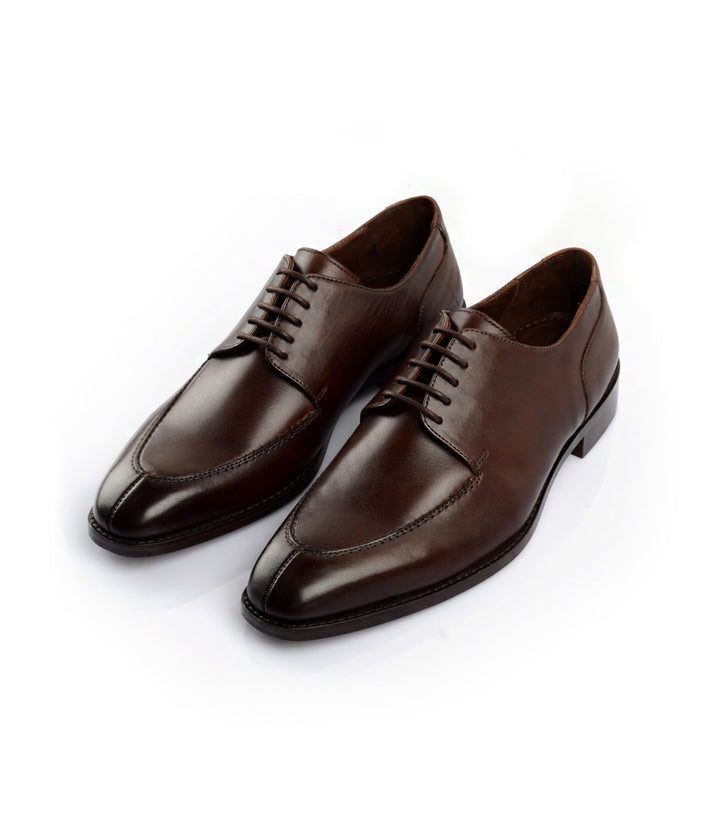 Split Toe Derby Brown - Best hand-made leather oxfords in India – The ...