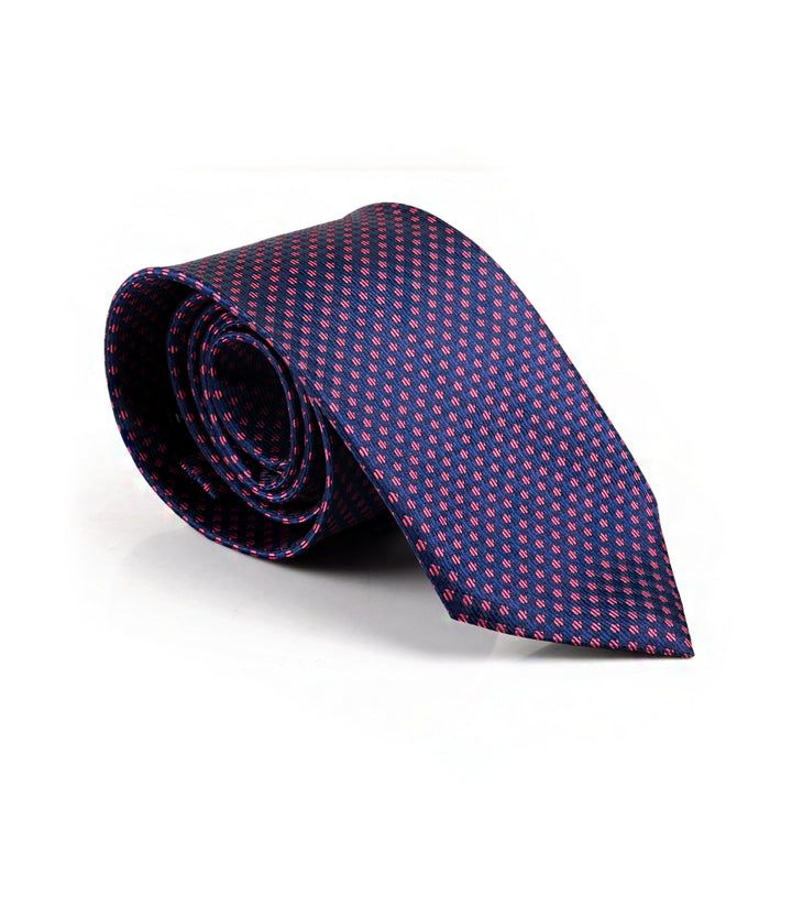 Blue & Pink Dotted Neck Tie