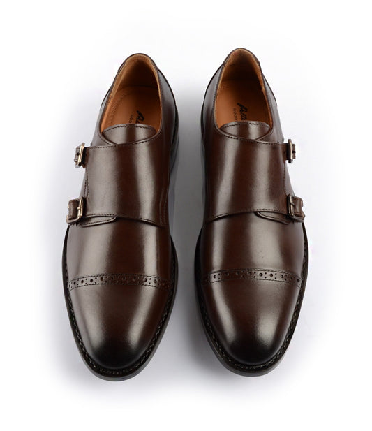 Goodyear Welted - Double Monk Strap - Brown