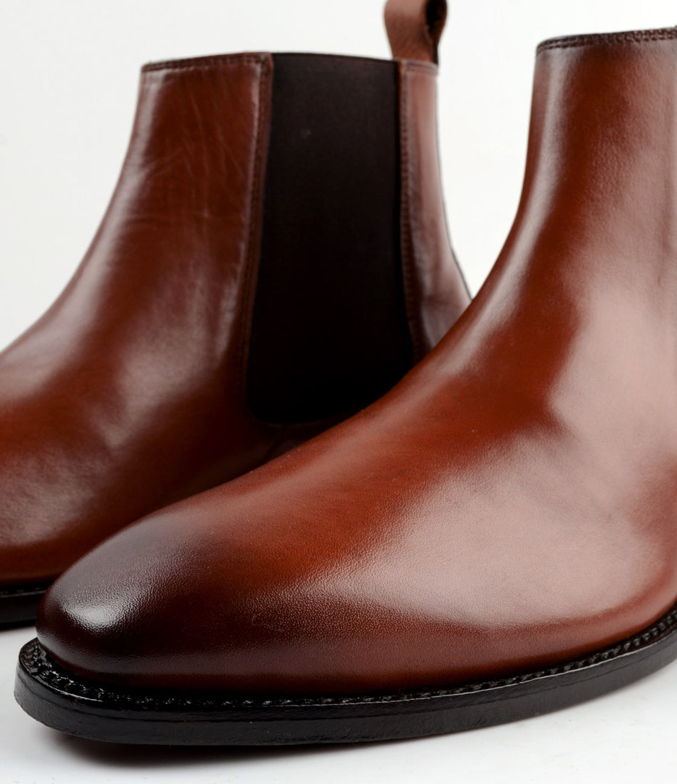 ECCO Men Grainer Chelsea Boots | Brown shiun GRAIN CHELSEA BOOTS 39