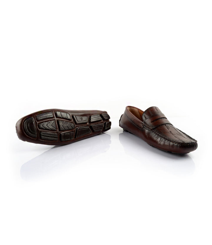 Pelle Santino - Signature Driving Loafer - Cognac - Best driving shoes online India