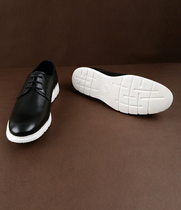 Pelle Santino - Ultra Light - Black Leather Sneakers
