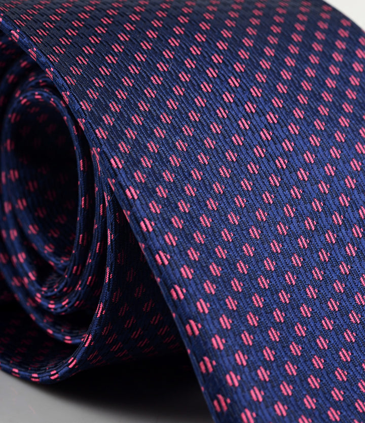 Blue & Pink Dotted Neck Tie