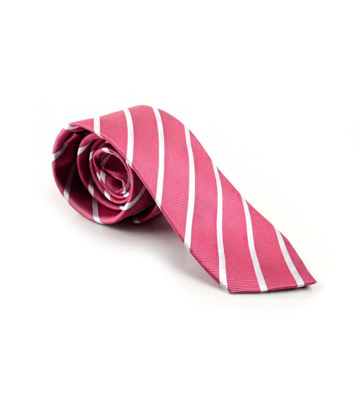 the dapper man -Pink Silver Lining Neck Tie