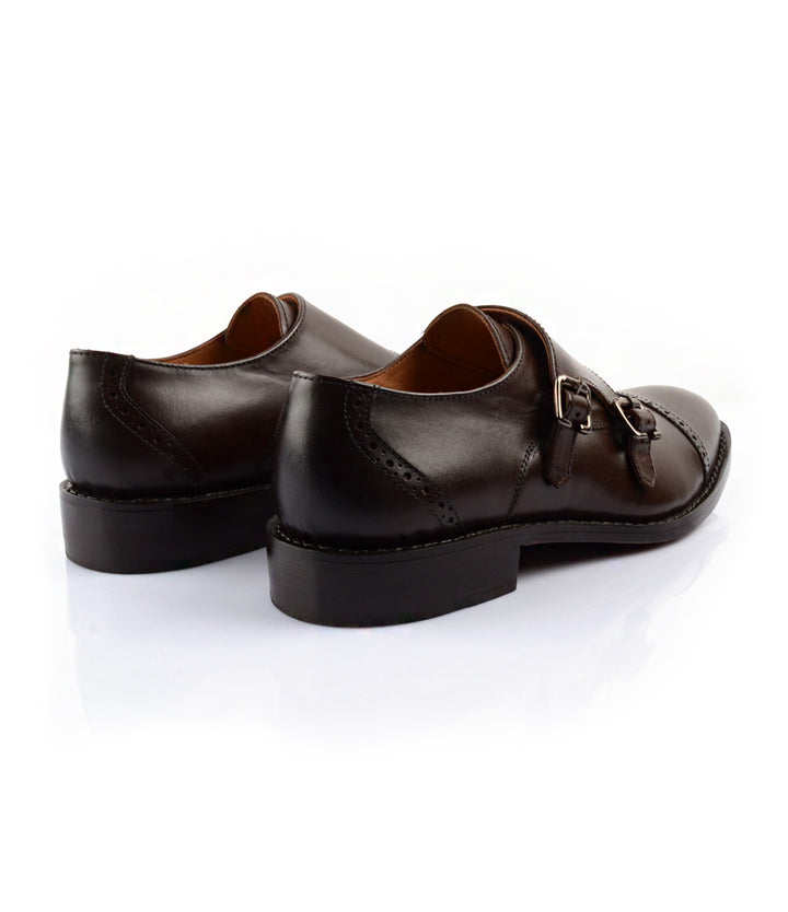 Pelle Santino - Goodyear Welted - Double Monk Strap - Brown