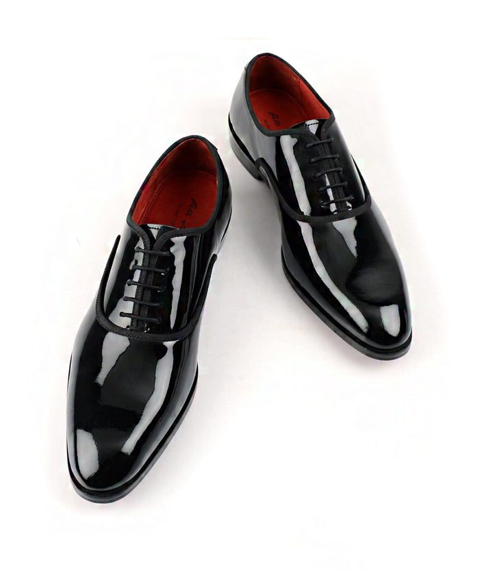 Pelle Santino - Tux Patent Oxfords - Blake Stitched Best formal shoes India