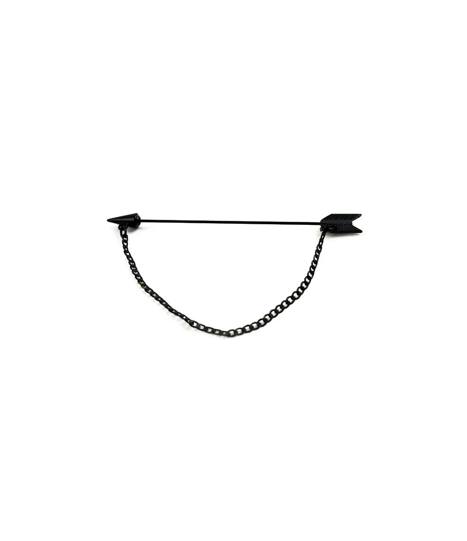 String Pin Arrow Black Arrow Lapel Pin – The Dapper Man