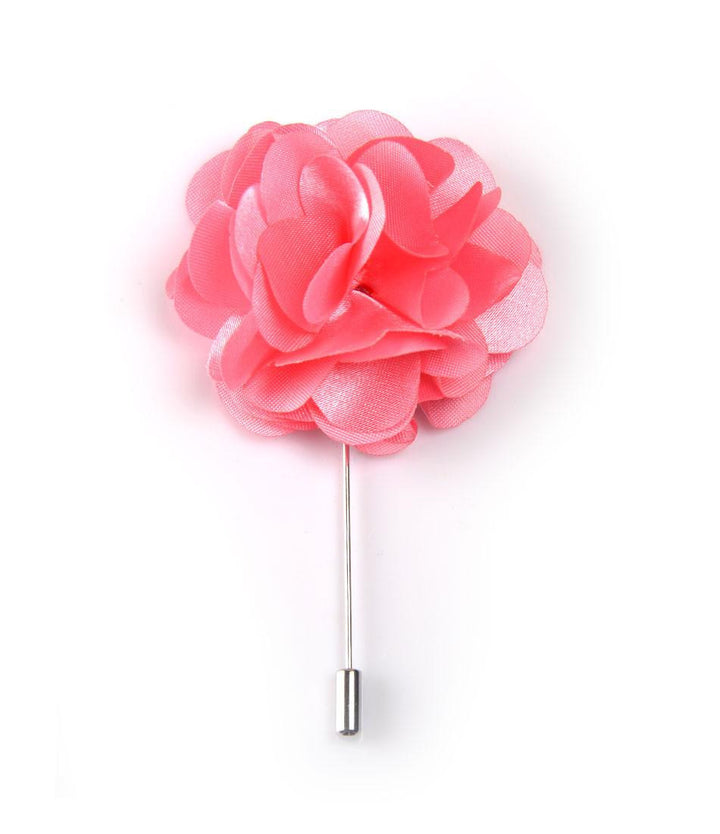 Pink Petals Flower Lapel Pin - Big - The Dapper Man