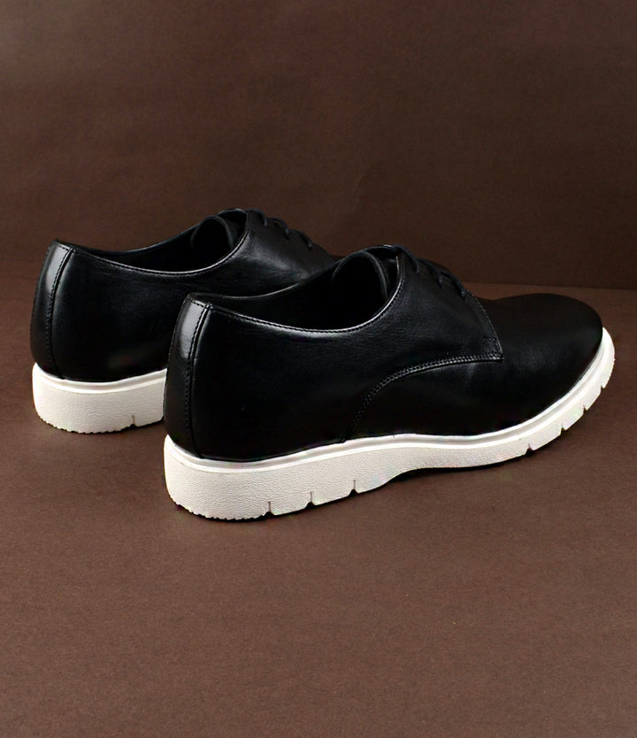Pelle Santino - Ultra Light - Black Leather Sneakers