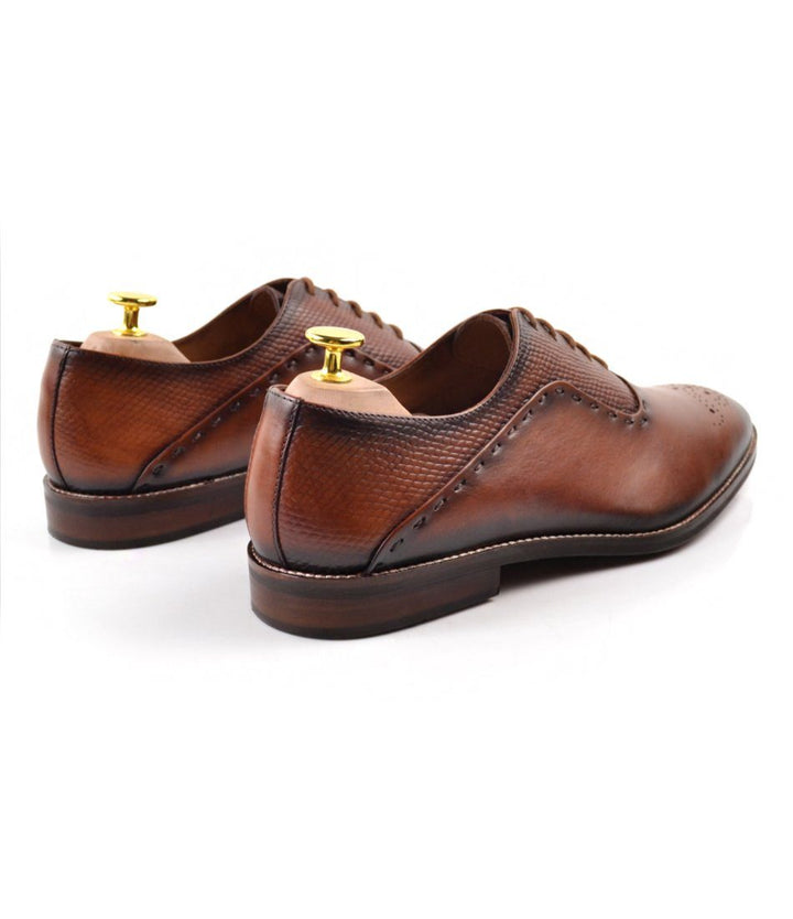Brown Side Lace Dapperman Oxfords Business Mens Loafers Flats