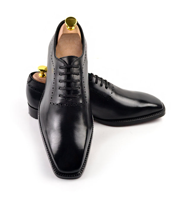 Split Toe Derby Black - Best hand-made leather derby in India – The Dapper  Man