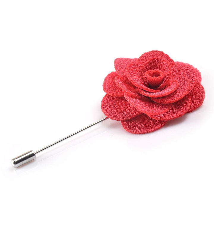 Pink Rose Flower Lapel Pin - The Dapper Man