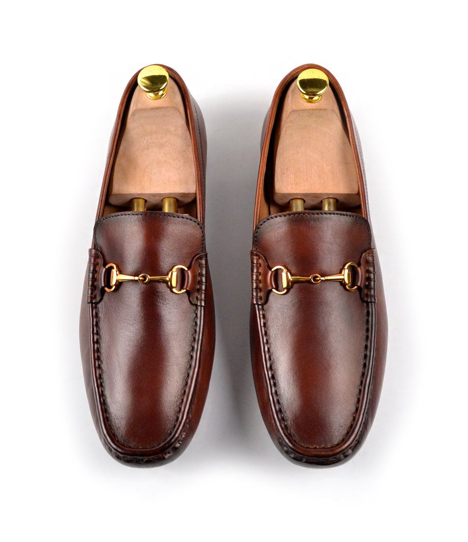 Horsebit Loafers - Cognac